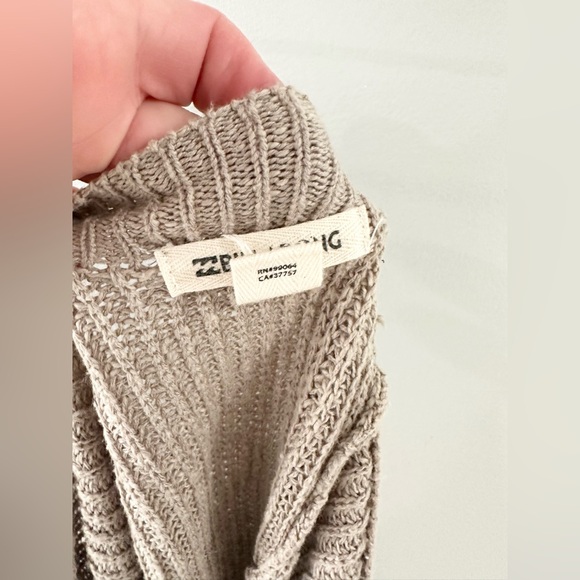 Billabong Back It Up Lace Up Sweater Brown Size Small - Picture 6 of 7